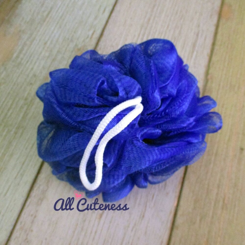 🎀 (NWOT) Blue Loofah Bath Sponge
